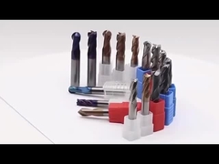 Molino de extremos de carburo de tungsteno revestido 4 flautas Herramientas de corte con alto rendimiento