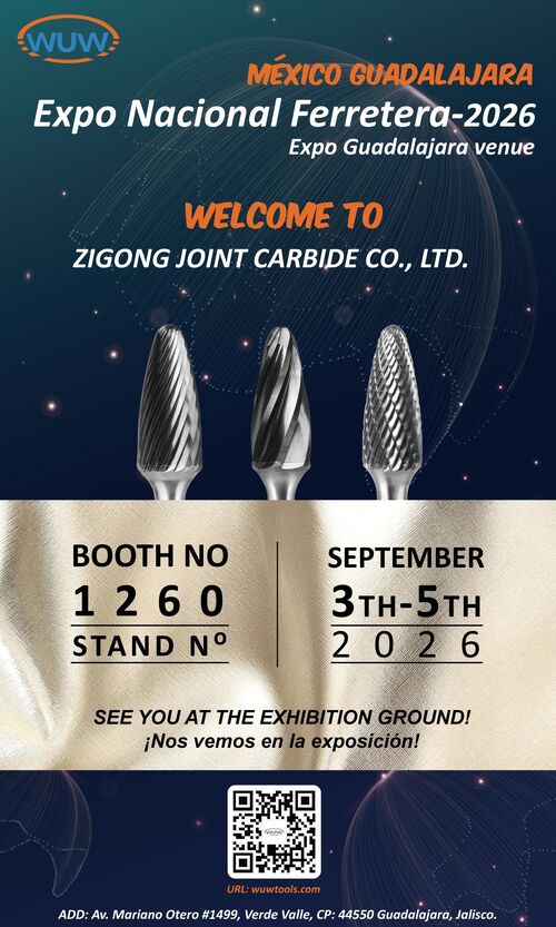 Últimas noticias de la empresa sobre ZIGONG JOINT CARBIDE CO., LTD. (WUW) participará en la Expo Nacional Ferretera 2026 en Guadalajara, México