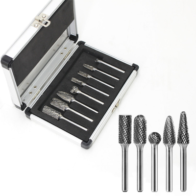 Un buen precio. Piezas de herramientas eléctricas de carburo de tungsteno de 6 mm Bits Burr Die Grinder Bits con logotipo personalizado en línea