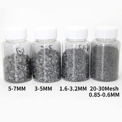 Un buen precio. Las partículas de carburo de tungsteno soportan tamaño de partícula personalizado según los requisitos del cliente Logotipo 1.6-3.2mm Diámetro de grano en línea