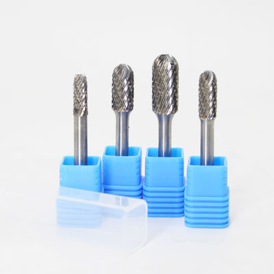 Un buen precio. YG Series Rotary Burrs Cylinder Shape with Radius End Type C Die Grinder Bit Rotary File Burs for Wood Steel Metal Carving en línea