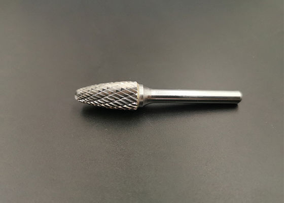 calidad  25mm Double Cut Rotary Cone Carbide Burr For Grinding / Polishing fábrica