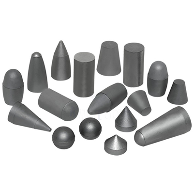 Espacios en blanco redondos cementados de alta resistencia del carburo sólido para el color del gris del metal de las herramientas