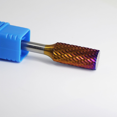Buen precio Excavadoras herramientas de corte eléctrico Tungsteno azul Nano cobre recubrimiento de carburo Burrs en línea
