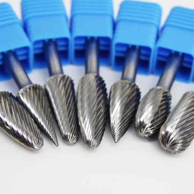Buen precio Bits cónicos de carburo de tungsteno estándar 6-36 mm longitud de la cabeza forma de diente único en línea