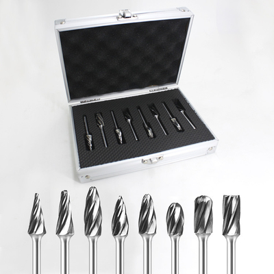 Buen precio Orden de prueba Acceptable Metric Carburo de tungsteno Burr Set para las brocas de molino a presión grado YG6 en línea