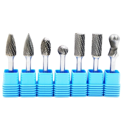 Un buen precio. Conjunto de taladros de carburo de tungsteno de doble corte de 6 mm en línea
