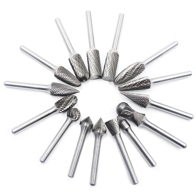 Un buen precio. Carburo de tungsteno de doble corte de burro 1/4 base para madera de acero plástico en línea