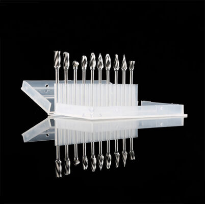 Un buen precio. 10 piezas de fresa rotativa de carburo de tungsteno con vástago de 1/8