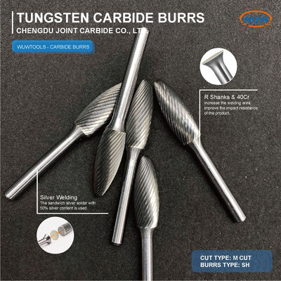 Un buen precio. Fresas de carburo de tungsteno sinterizado de corte doble para amoladora recta y vástago de 1/4