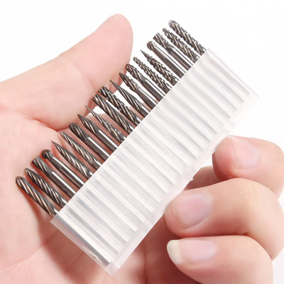 Un buen precio. Juego de fresas rotativas de carburo de tungsteno, vástago de 3mm, 10 Uds. en línea