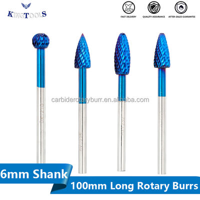 Un buen precio. Carbide Rotary Burr herramienta de corte rotativa ideal para moler y desbordear con precisión el metal en las operaciones de fabricación y mecanizado en línea