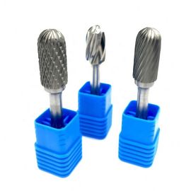 Buen precio pedazos cilíndricos de las rebabas del carburo de tungsteno de las rebabas del carburo de la cabeza 6m m de 12m m en línea
