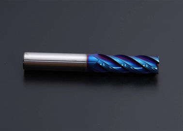 Buen precio Caña larga de capa azul de la longitud del cortador de la flauta de la flauta 4 de la flauta 3 del molino de extremo del carburo de tungsteno de 1/8 pulgada 2 en línea
