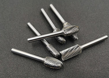 Un buen precio. Rebabas rotatorias cilíndricas del carburo de tungsteno de la forma con la soldadura de plata en línea