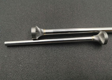 Buen precio Tipo especial modificado para requisitos particulares tamaño grande largo cortado centro rotatorio de T de la longitud de caña de las rebabas del carburo en línea