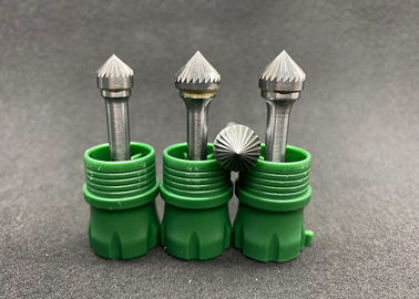 Un buen precio. Pedazos rotatorios del cono del carburo de las rebabas del árbol del carburo determinado industrial de la forma con el extremo acentuado del radio en línea