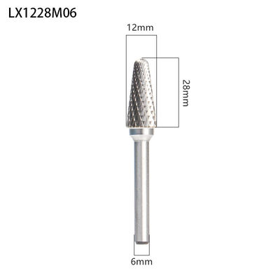 Buen precio L tipo solo carburo cortado Burr Polishing Rotary File Burr rotatorio en línea