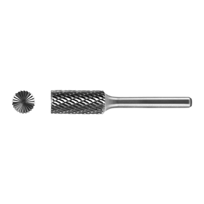 calidad Fresas rotativas de carburo de tungsteno cilíndricas con corte en el extremo YG6/YG8/YG10X fábrica